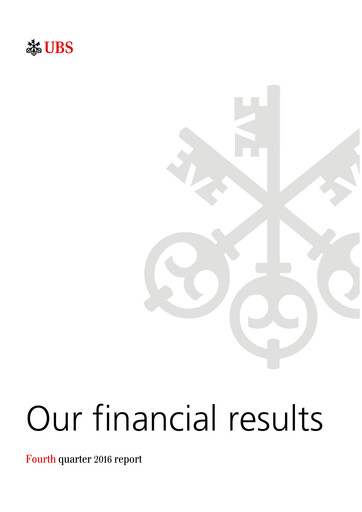 Thumbnail UBS Quarterly Report 2016-q4