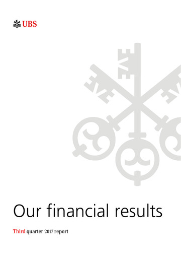 Thumbnail UBS Quarterly Report 2017-q3