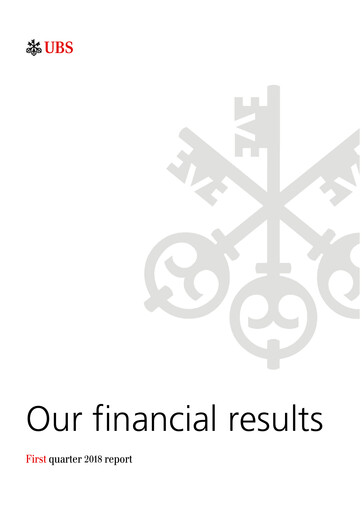 Thumbnail UBS Quarterly Report 2018-q1