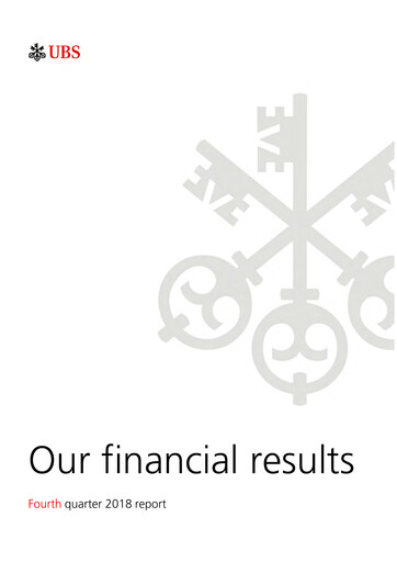 Thumbnail UBS Quarterly Report 2018-q4