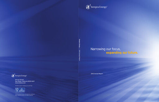 Thumbnail Sempra Annual Report 2010