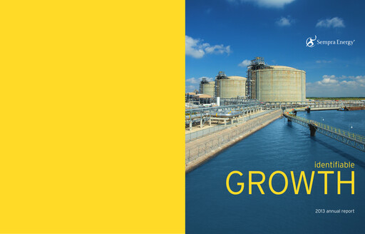 Thumbnail Sempra Annual Report 2013