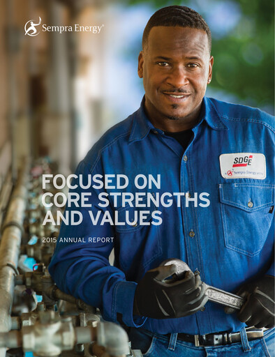 Thumbnail Sempra Annual Report 2015