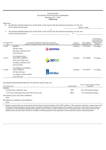 Thumbnail Sempra Quarterly Report 2024-q1