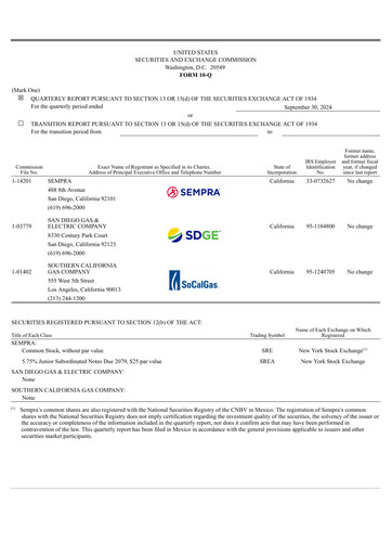 Thumbnail Sempra Quarterly Report 2024-q3