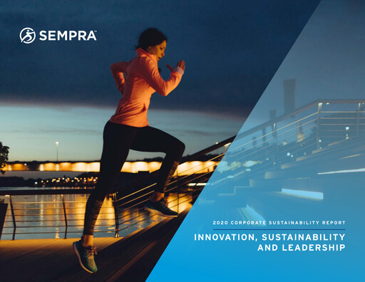 Thumbnail Sempra Sustainability Report 2020