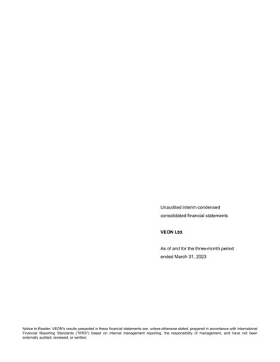 Thumbnail VEON Quarterly Report 2023-q1