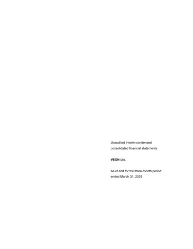 Thumbnail VEON Quarterly Report 2025-q1