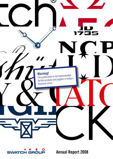 Thumbnail Swatch Annual Report 2008