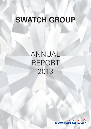 Thumbnail Swatch Annual Report 2013