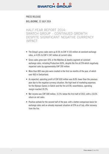Thumbnail Swatch Half-year Report 2014-h1