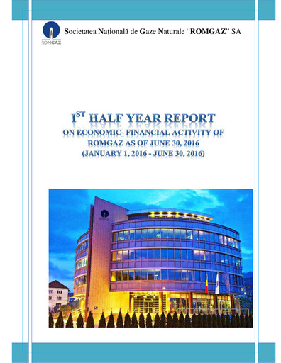 Thumbnail Romgaz Half-year Report 2016-h1