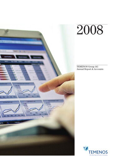 Thumbnail Temenos Annual Report 2008
