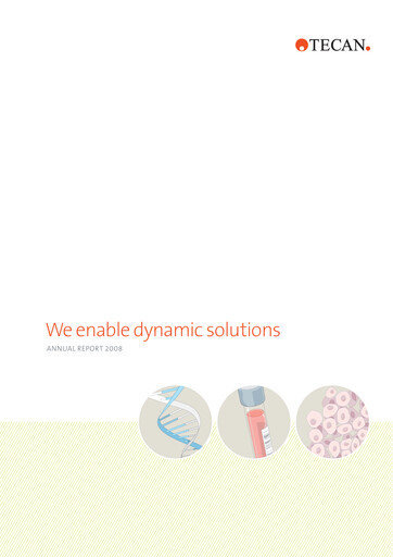 Thumbnail Tecan Annual Report 2008