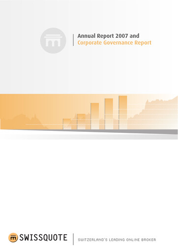 Thumbnail Swissquote Annual Report 2007
