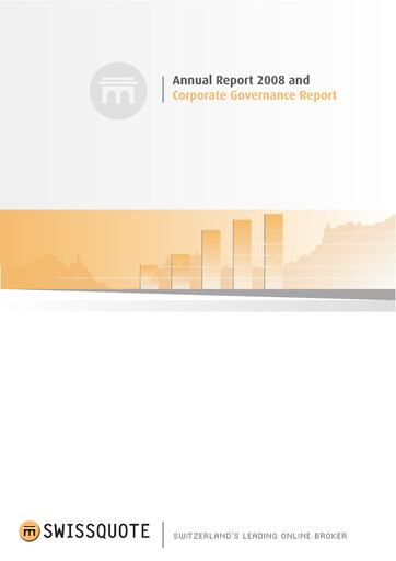 Thumbnail Swissquote Annual Report 2008