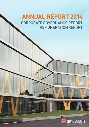 Thumbnail Swissquote Annual Report 2014