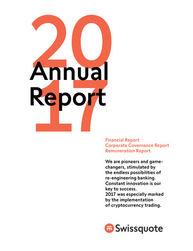 Thumbnail Swissquote Annual Report 2017