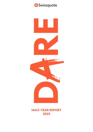 Miniature Swissquote Rapport semestriel 2025-h1