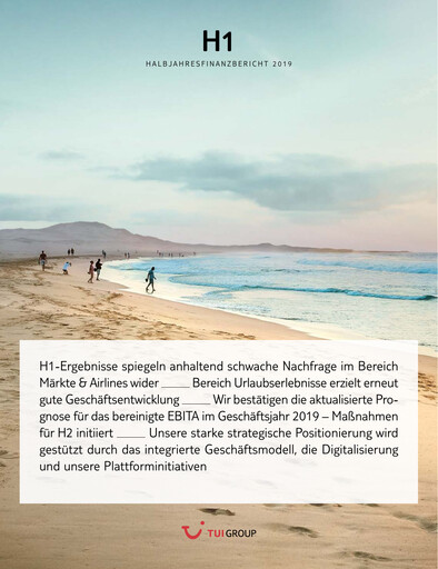 Thumbnail TUI Financial Report 2019-h1