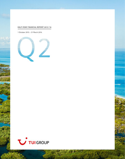 Thumbnail TUI Financial Report 2016-h1