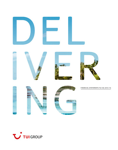 Thumbnail TUI Financial Statement 2016