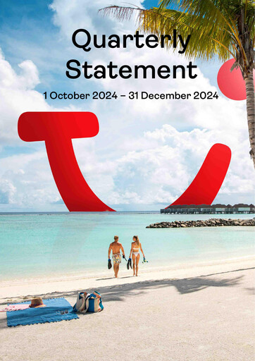 Thumbnail TUI Quarterly Report 2025-q1