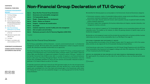 Thumbnail TUI Sustainability Report 2024