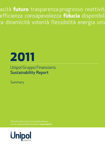Thumbnail Unipol Assicurazioni Sustainability Report 2011
