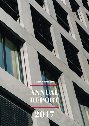 Thumbnail Swiss Prime Site Annual Report 2017