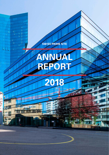 Thumbnail Swiss Prime Site Annual Report 2018