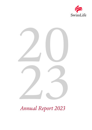 Thumbnail Swiss Life
 Annual Report 2023