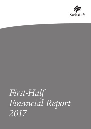 Thumbnail Swiss Life
 Half-year Report 2017-h1