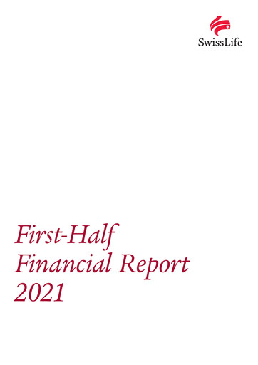Thumbnail Swiss Life
 Half-year Report 2021-h1