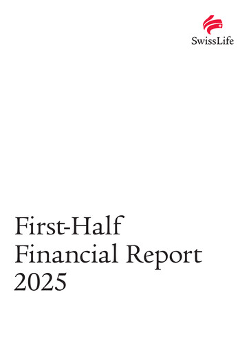 Thumbnail Swiss Life
 Half-year Report 2025-h1