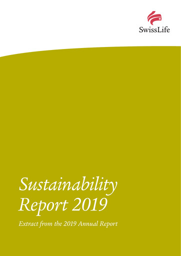 Thumbnail Swiss Life
 Sustainability Report 2019