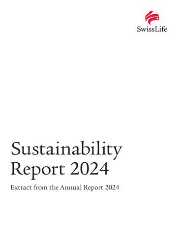 Thumbnail Swiss Life
 Sustainability Report 2024