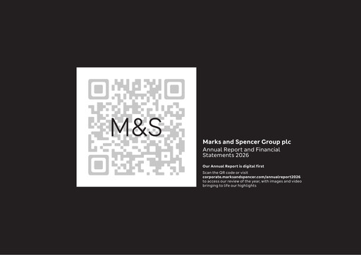 Thumbnail Marks & Spencer Annual Report 2026