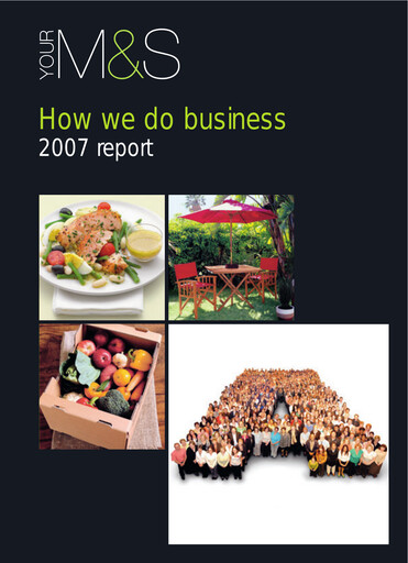 Thumbnail Marks & Spencer Sustainability Report 2007