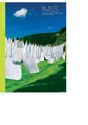 Thumbnail Marks & Spencer Sustainability Report 2009