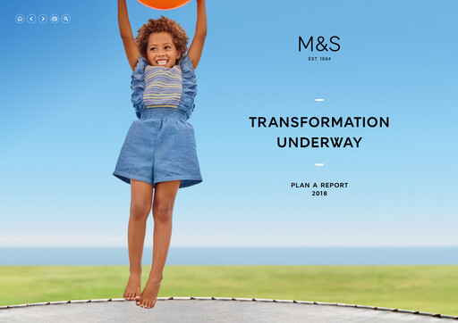 Thumbnail Marks & Spencer Sustainability Report 2018