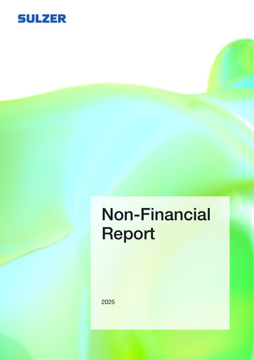 Miniature Sulzer Rapport de durabilité 2025