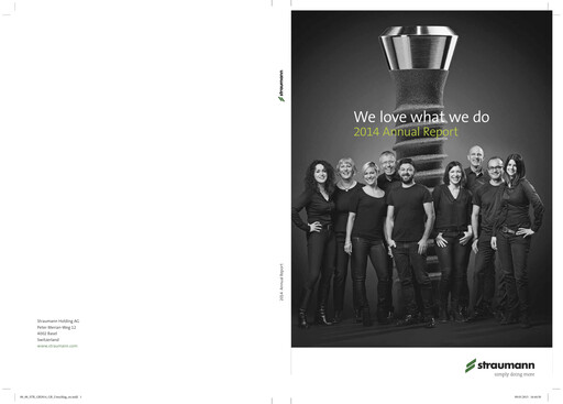 Thumbnail Straumann
 Annual Report 2014