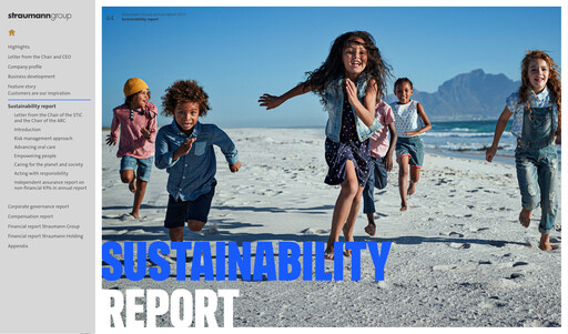 Thumbnail Straumann
 Sustainability Report 2023
