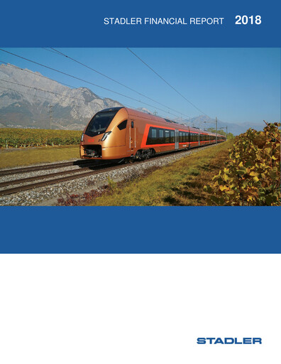 Thumbnail Stadler Rail Financial Statement 2018