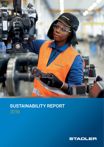Thumbnail Stadler Rail Sustainability Report 2019