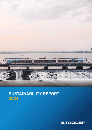 Thumbnail Stadler Rail Sustainability Report 2021