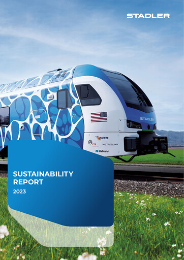 Thumbnail Stadler Rail Sustainability Report 2023