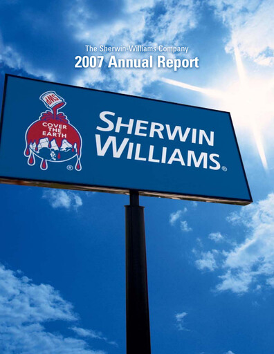 Thumbnail Sherwin-Williams Annual Report 2007