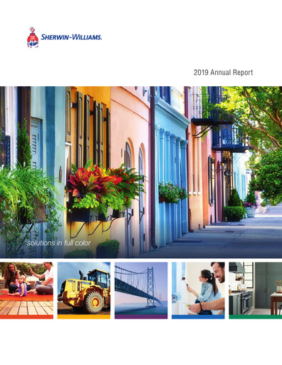 Thumbnail Sherwin-Williams Annual Report 2019